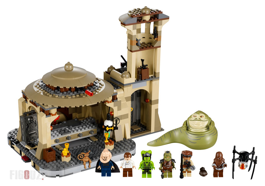 Vue d'ensemble du set LEGO 9516 Jabba's Palace