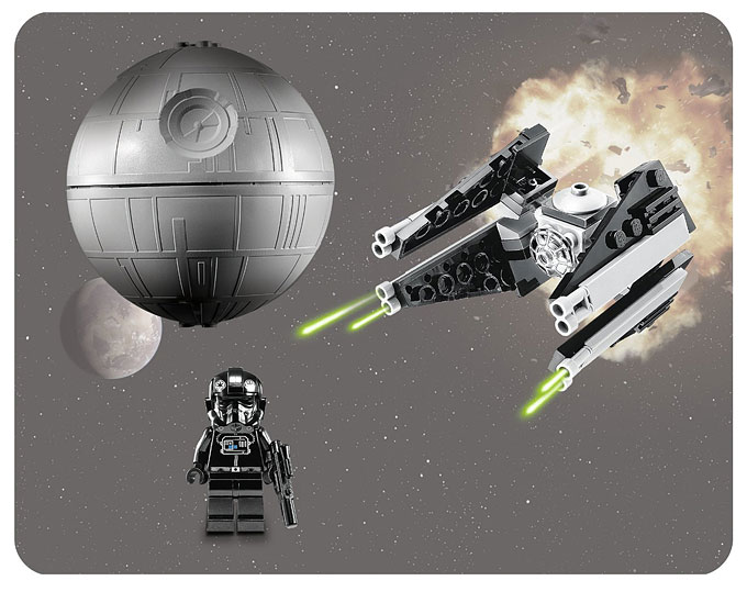 LEGO Star Wars 9676 - Tie Interceptor et Death Star - Planet Series - Build the Galaxy - Nouveauté LEGO Star Wars 2012