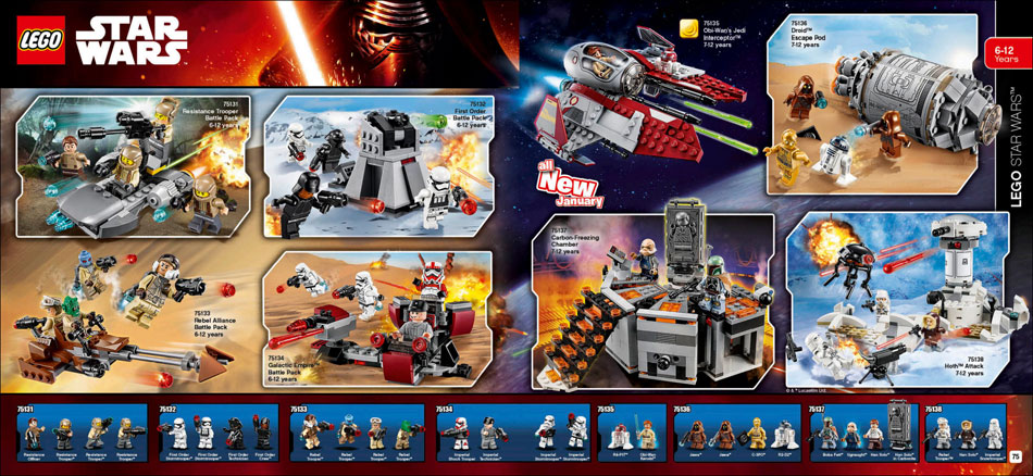 Les premiers visuels des nouveautés LEGO Star Wars 2016  !