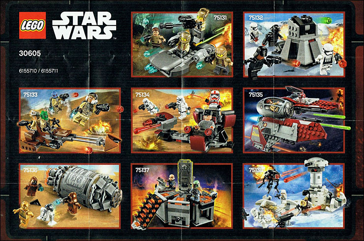Lego Star Wars 2016 - Les 8 sets de la première vague