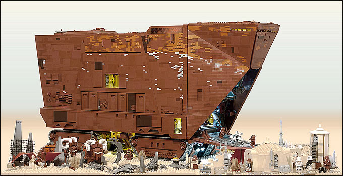 Le Sandcrawler Jawa UCS de Marshal Banana