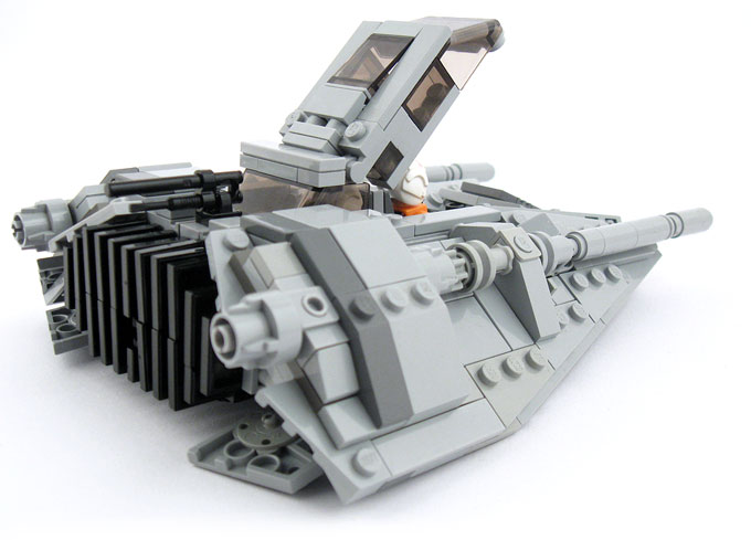 Le superbe MOC du T-47 Snowspeeder de Larry Lars