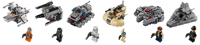 LEGO Stars Wars 2014 Microfighters