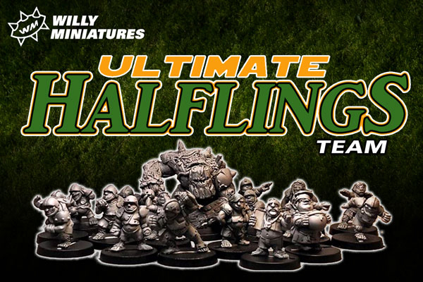 La nouvelle équipe des Halflings de Willy Miniatures sur Indiegogo !