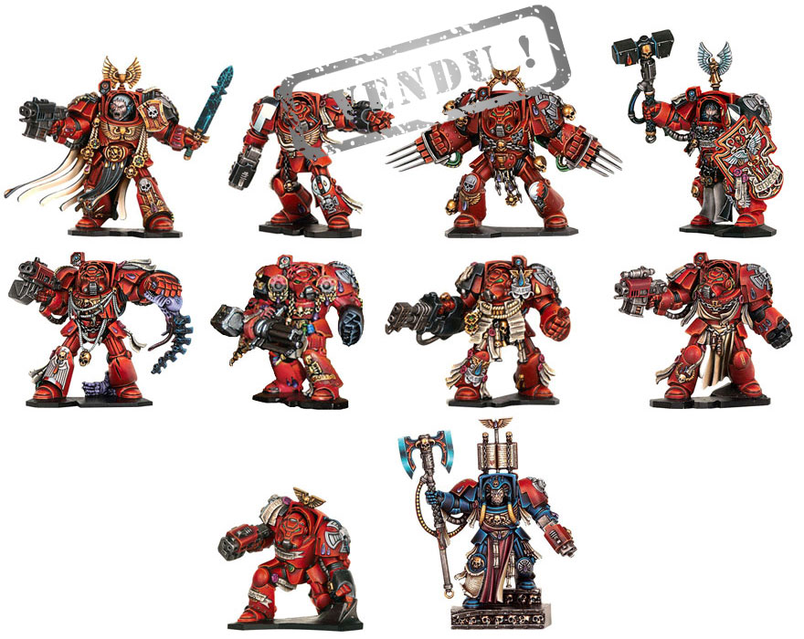 Les Terminators Blood Angels de Space Hulk !