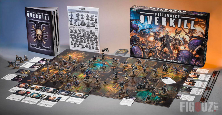 Deathwatch Overkill - Le contenu de la boîte de jeu