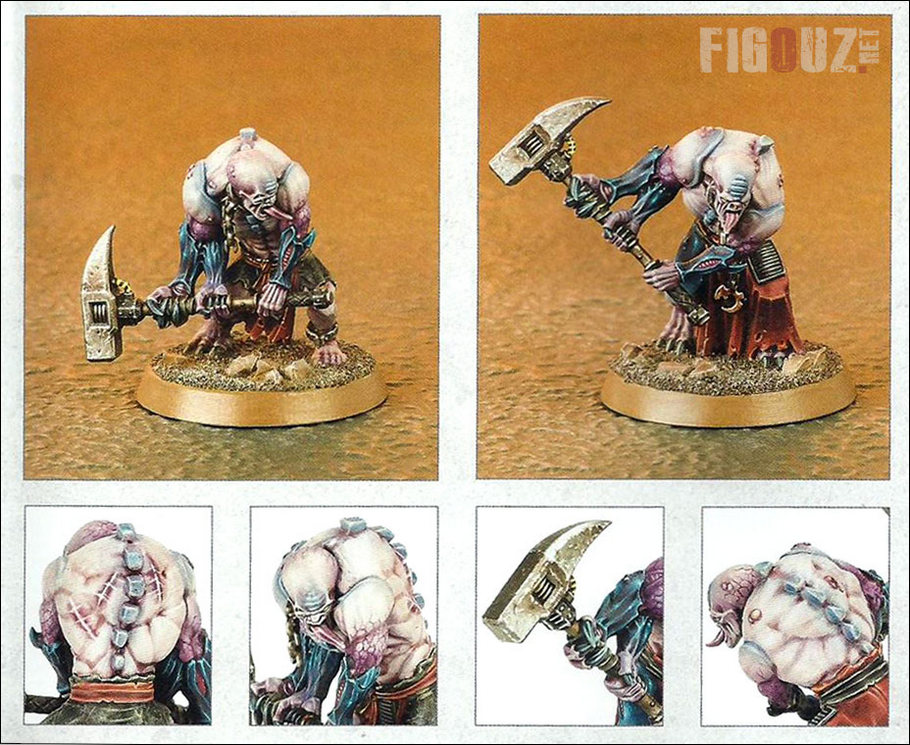 Deathwatch Overkill - Les figurines de Genestealer Aberrants with power hammer