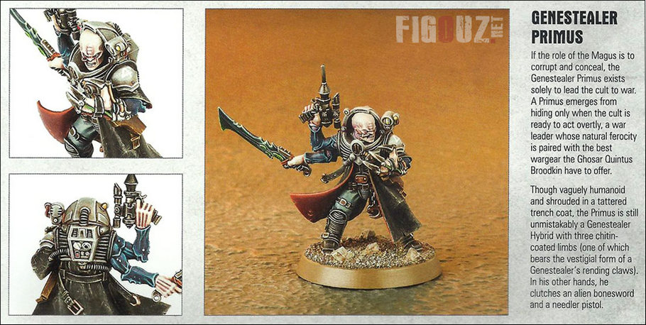 Deathwatch Overkill - La figurine du Genestealer Primus de la Fraternit� Ghosar Quintus