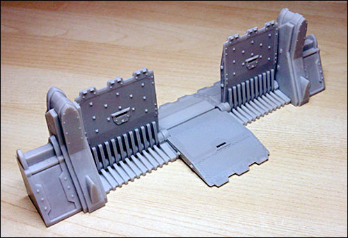 Vues du kit Armoured gate