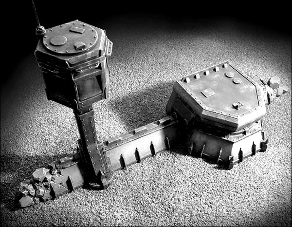 Vues du kit Armoured Watch Tower