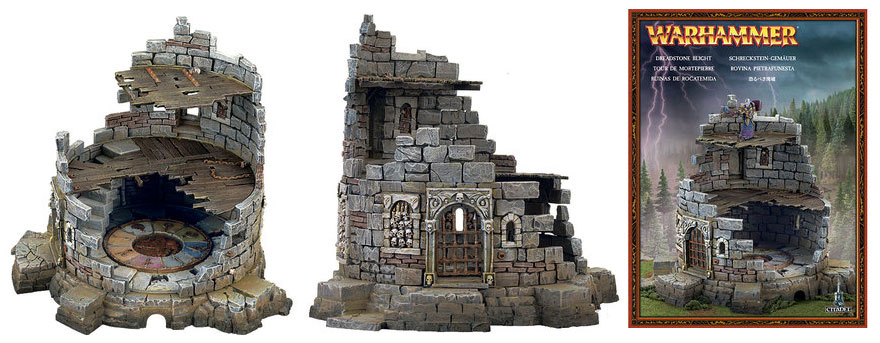 Le tout nouveau décor de tour en ruine pour Warhammer