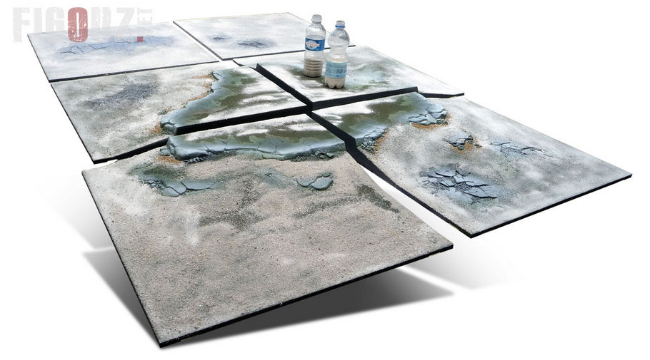 Texture et peinture de la table de jeu modulaire Realm Of Battle Citadel / Games Workshop