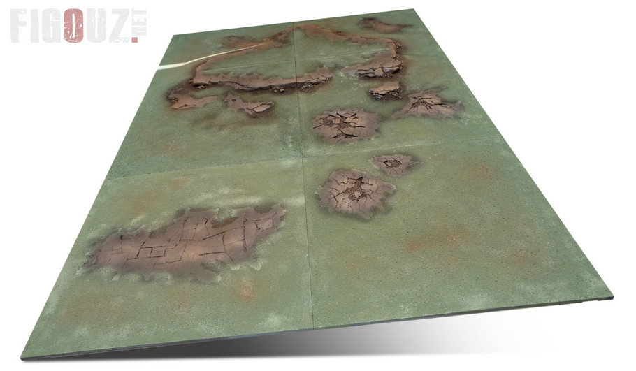 Texture et peinture de la table de jeu modulaire Realm Of Battle Citadel / Games Workshop