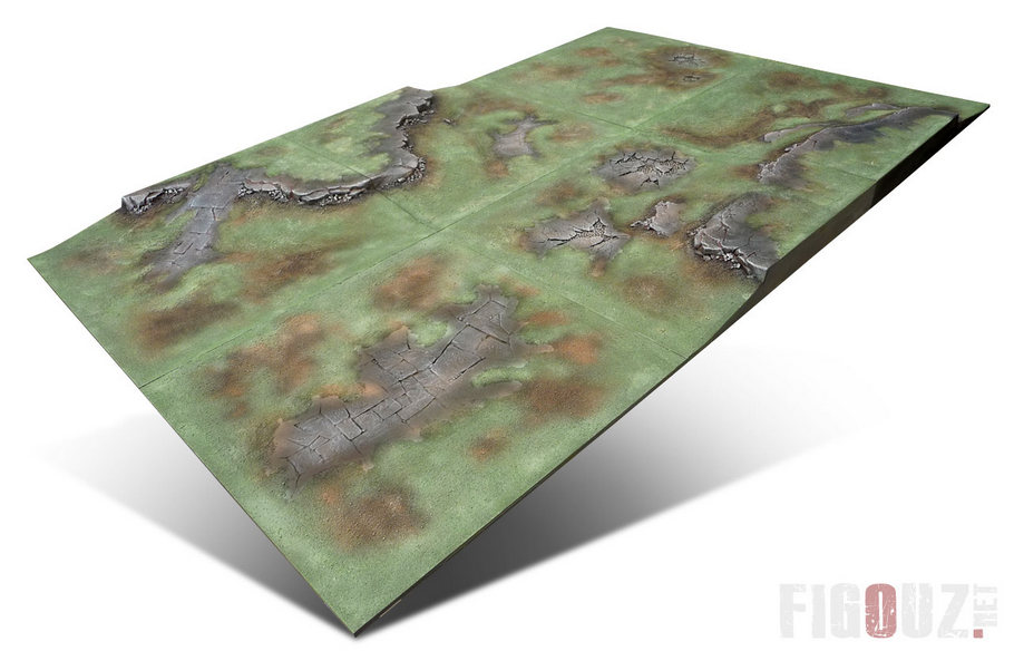 Texture et peinture de la table de jeu modulaire Realm Of Battle Citadel / Games Workshop