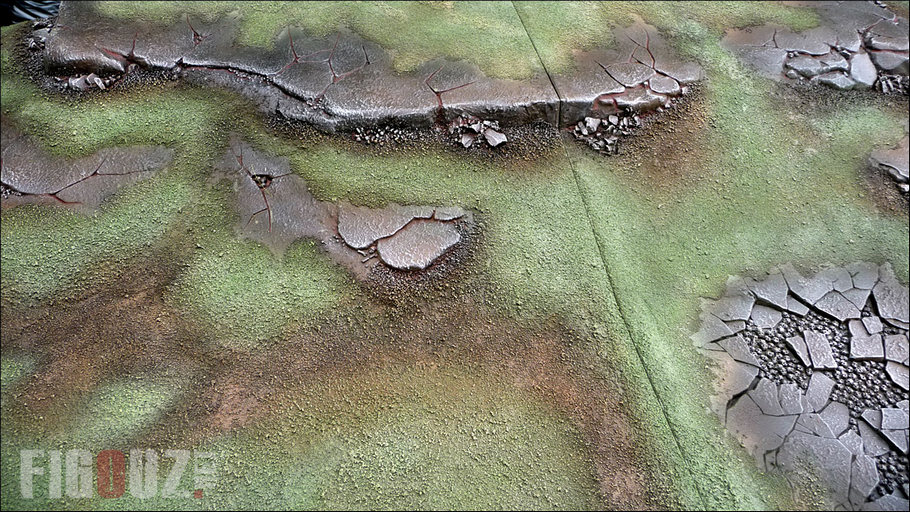 Texture et peinture de la table de jeu modulaire Realm Of Battle Citadel / Games Workshop