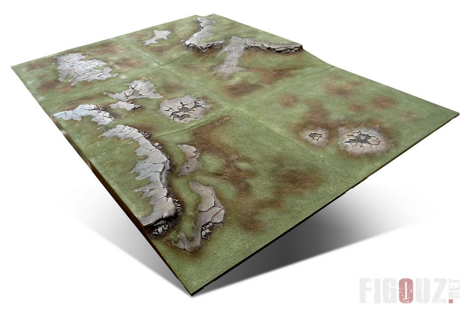 Texture et peinture de la table de jeu modulaire Realm Of Battle Citadel / Games Workshop