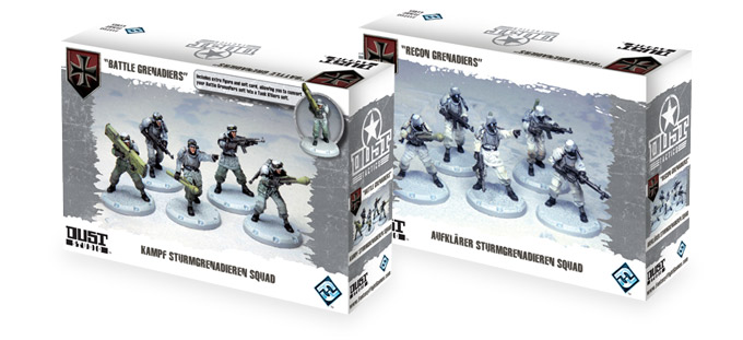 Les renforts de l'Axe pour Dust Tactics !