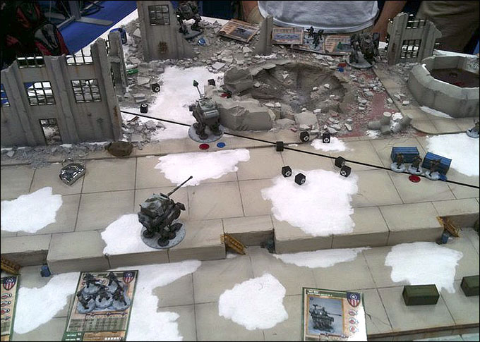Table de démo Dust Warfare - Gencon 2011 !