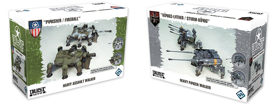 Les marcheurs lourds pour Dust Warfare & Dust Tactics