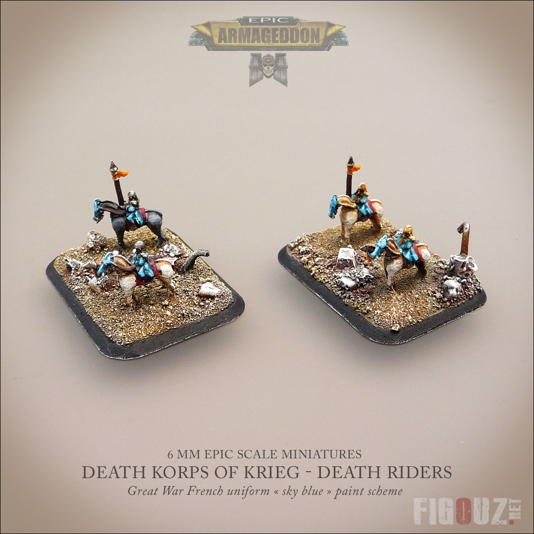 Death Rider de la Death Korps Of Krieg - Test de schéma de couleur
