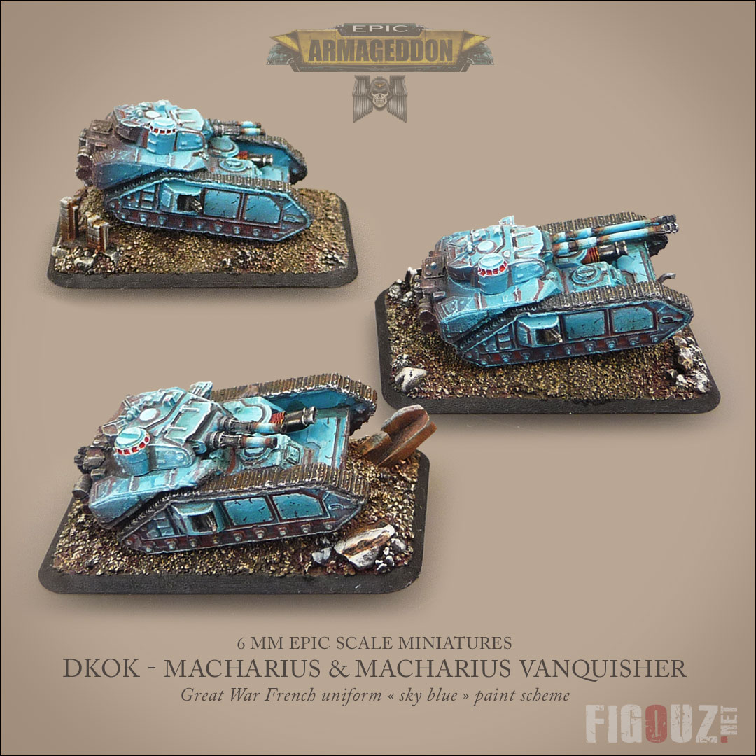 Peloton de chars lourds Macharius Obusier & Macharius Vanquisher - 325 Points