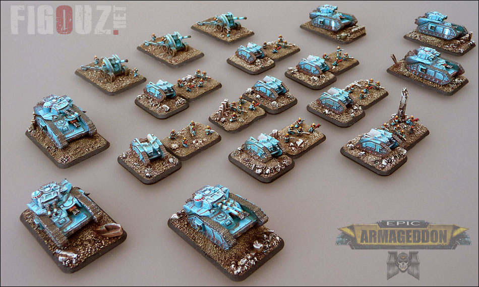 1250 points de ma Death Korps Of Krieg Epic Full Paint !