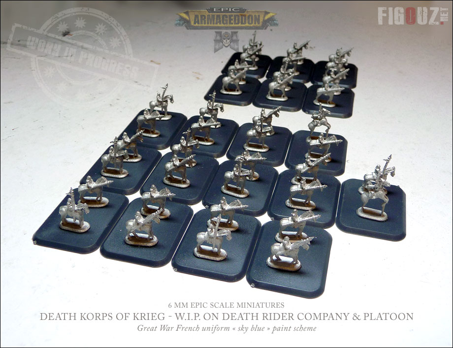 Compagnie de Death Riders et peloton d'éclaireurs Death Riders de la DKOK - WIP