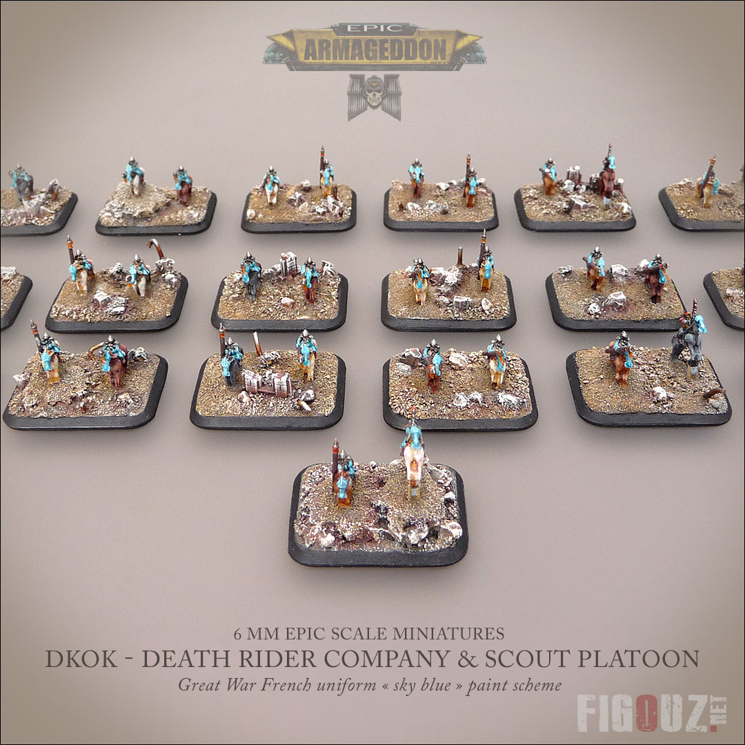 Compagnie et peloton d'éclaireurs Death Riders - 500 points