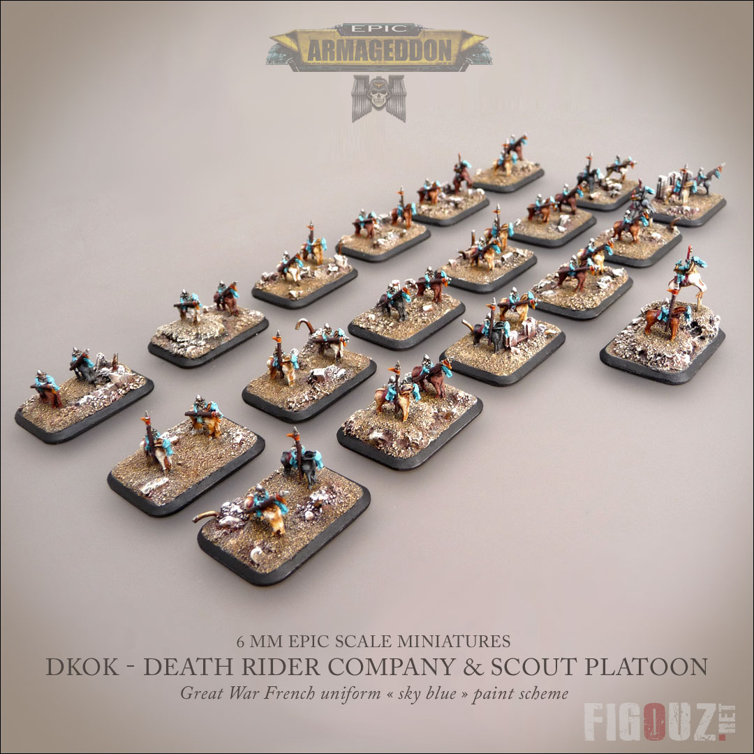 Compagnie et peloton d'éclaireurs Death Riders - 500 points