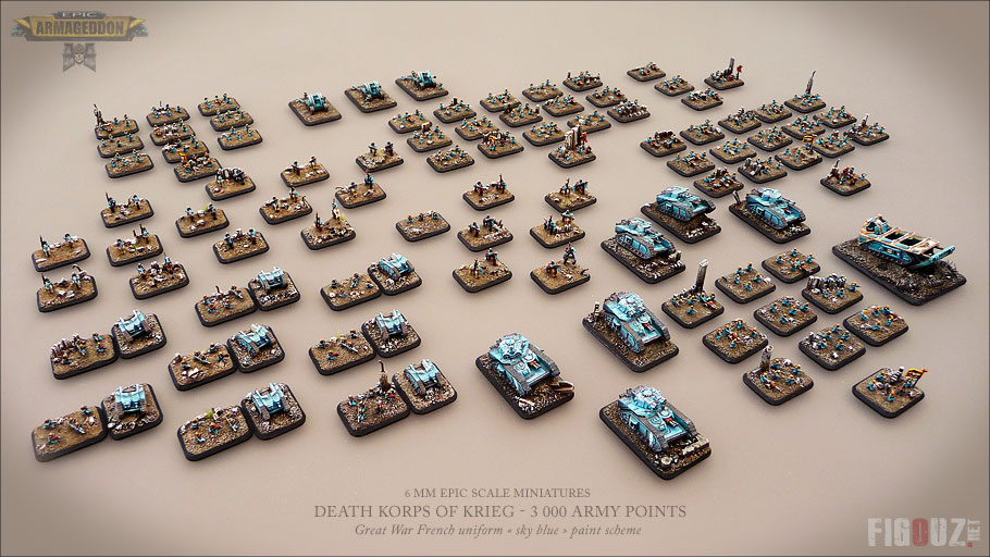 Death Korps Of Krieg - Photos d'ensemble des unités full paint !