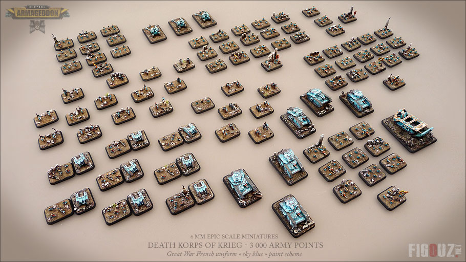 Death Korps Of Krieg - Photos d'ensemble des unités full paint !