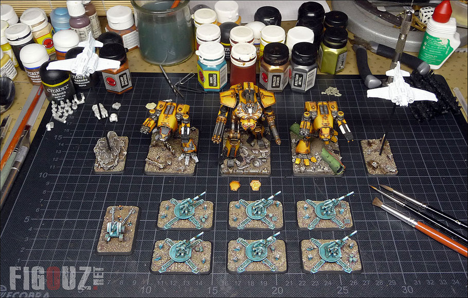 Death Korps Of Krieg - Peintures des batteries lourdes Anti-Aérienne