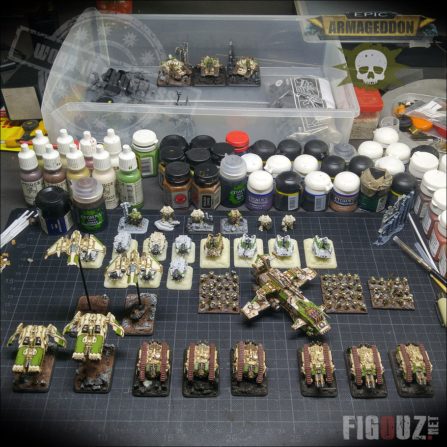 Death Guard Pre-Heresy - Peinture de nombreuses formations