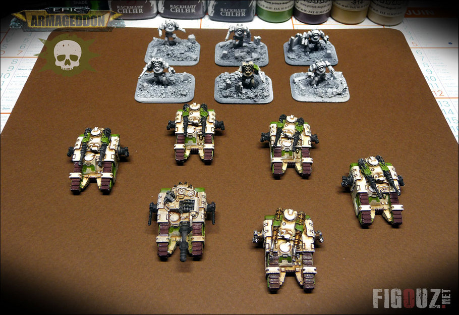 Death Guard Sicaran Battle Tanks