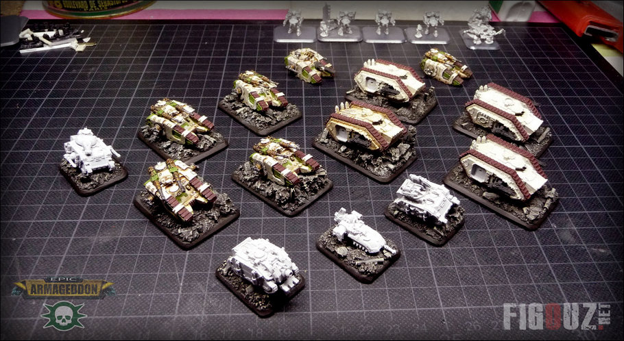 Death Guard Pre-Heresy - Les 12 modèles de socles scéniques adaptés aux blindés