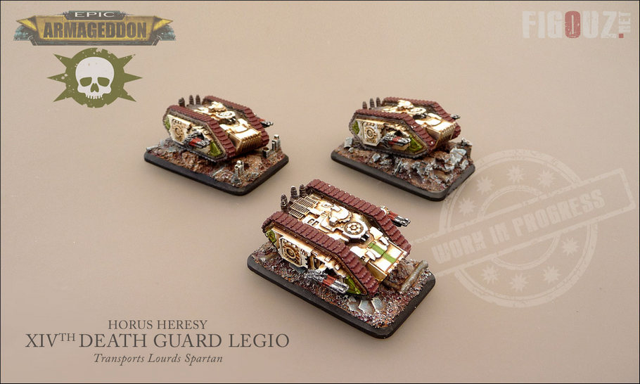 Death Guard Pre-Heresy Epic Armageddon - Transports Lourds Spartan
