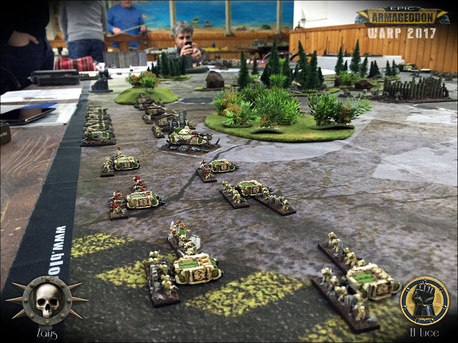 Horus Heresy Epic Armageddon Battle - Death Guard vs Imperial Fists