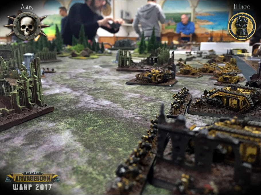 Horus Heresy Epic Armageddon Battle - Death Guard vs Imperial Fists