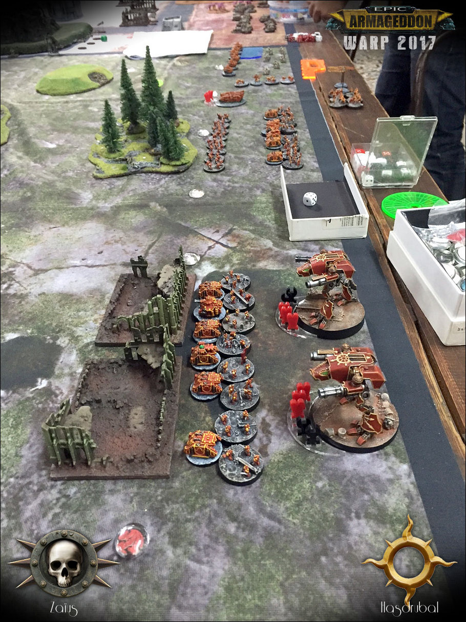 Horus Heresy Megageddon : Death Guard + Salamanders VS Iron Warriors + Thousand Sons