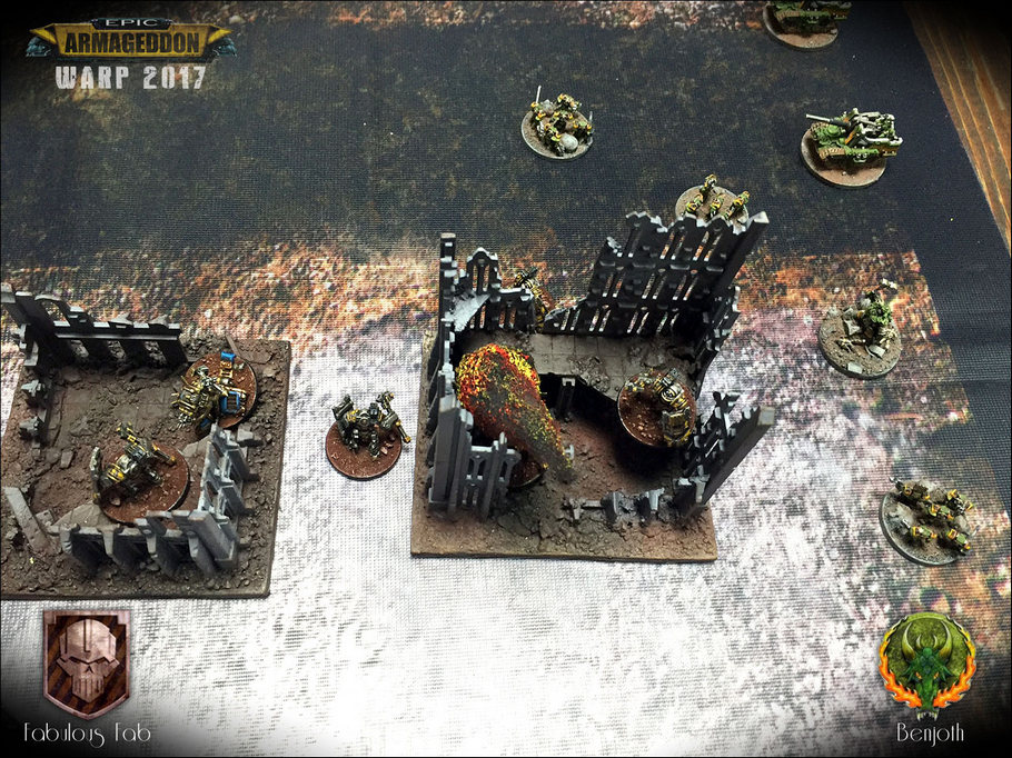 Horus Heresy Megageddon : Death Guard + Salamanders VS Iron Warriors + Thousand Sons