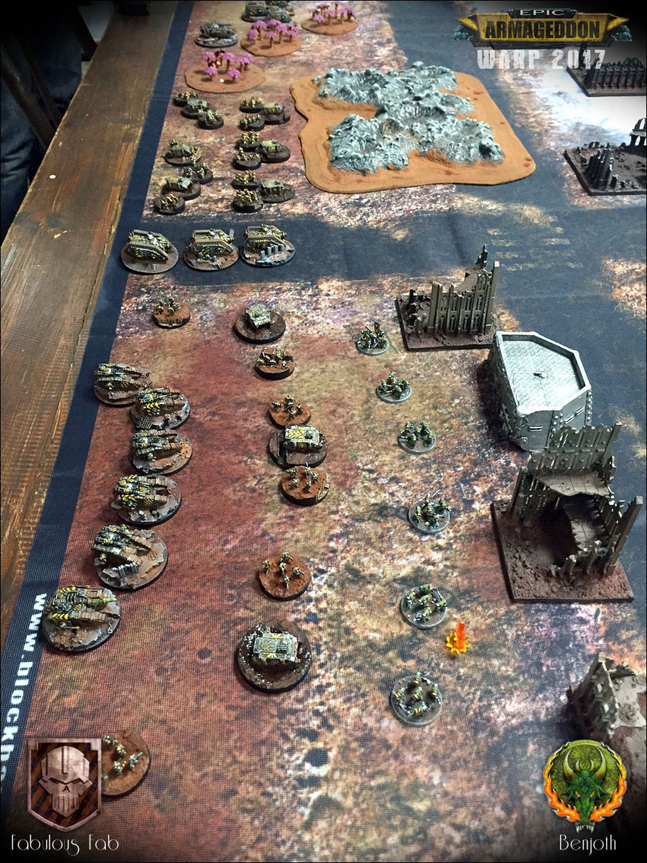 Horus Heresy Megageddon : Death Guard + Salamanders VS Iron Warriors + Thousand Sons