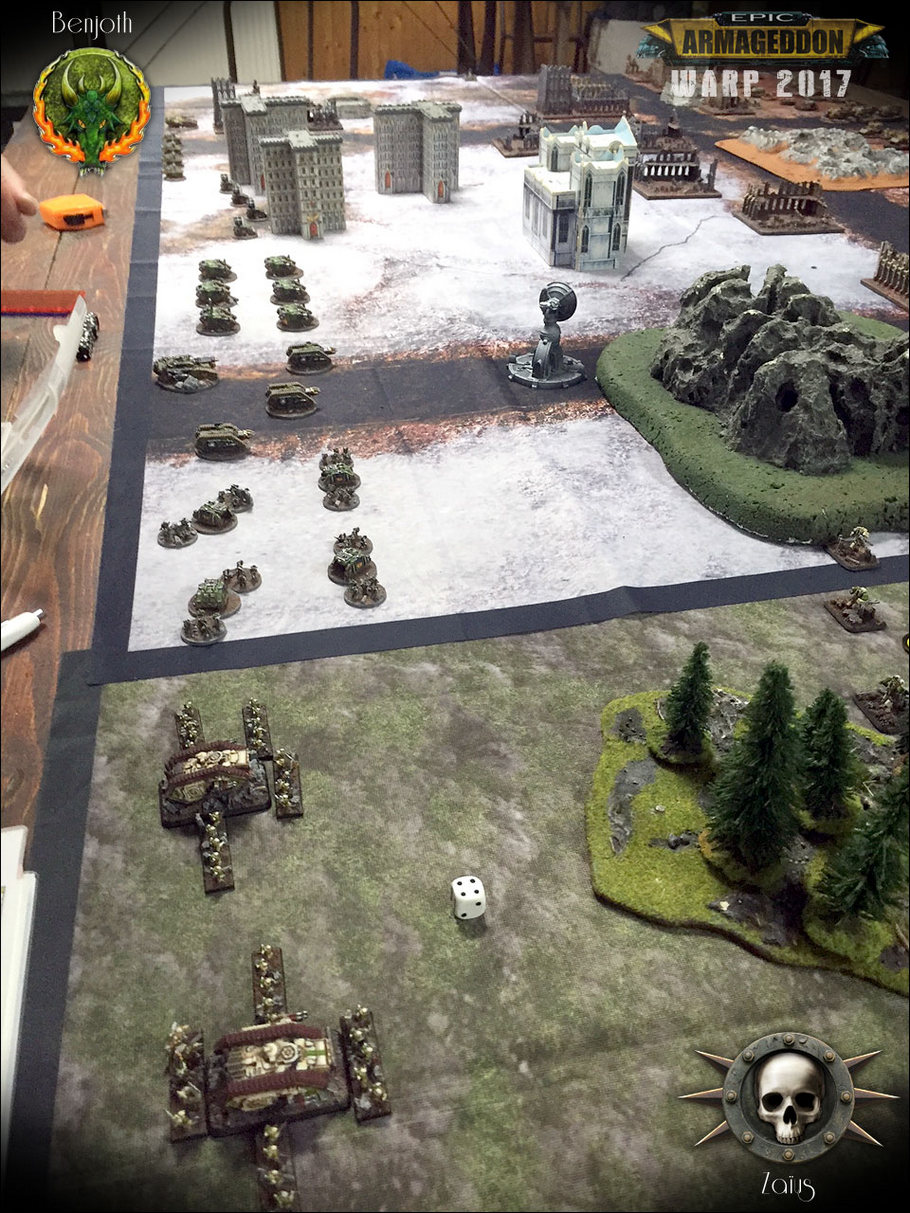 Horus Heresy Megageddon : Death Guard + Salamanders VS Iron Warriors + Thousand Sons