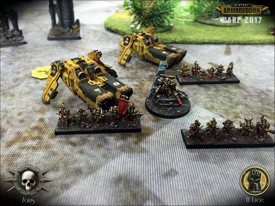 Horus Heresy Epic Armageddon Battle - Death Guard vs Imperial Fists