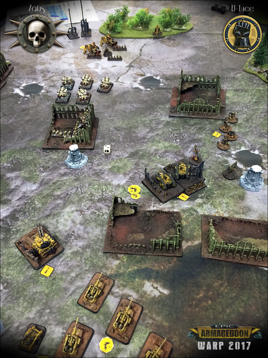 Horus Heresy Epic Armageddon Battle - Death Guard vs Imperial Fists