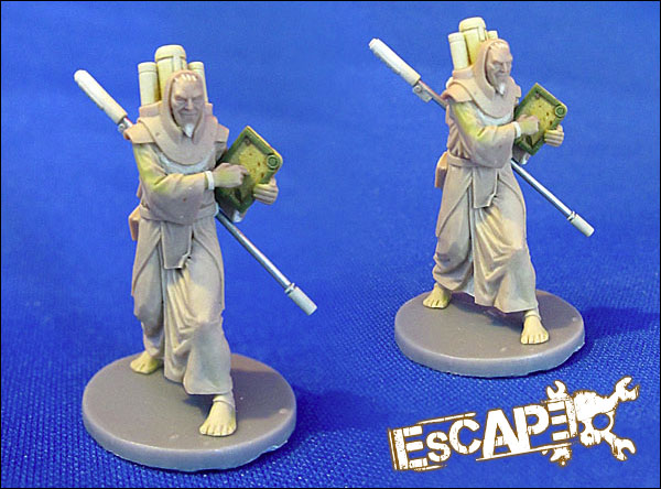 Prototypes des figurines de la Résistance pour Escape, le jeu de plateau !