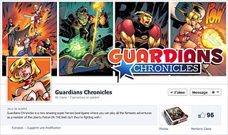 La page Facebook de Guardians Chronicles