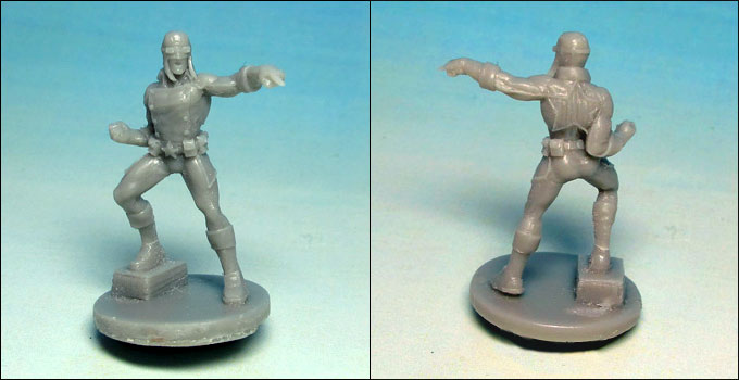 Le prototype de la figurine du Sgt Freedom pour Guardians Chronicles