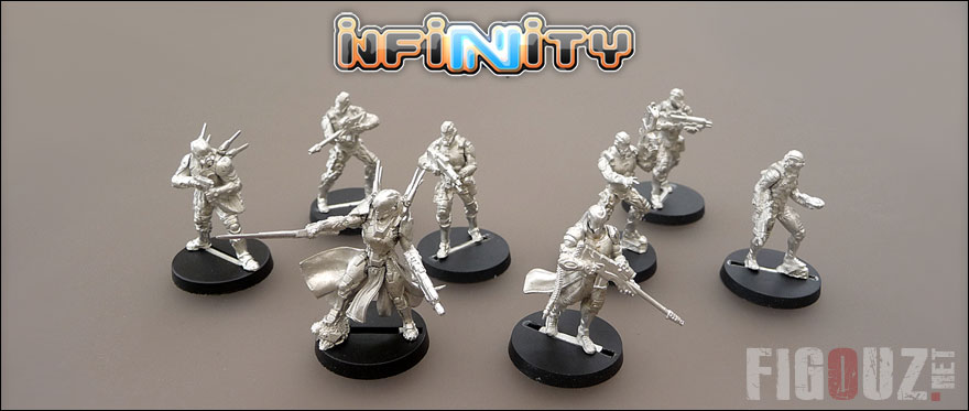 Mes premières figurines Yu Jing pour Infinity !