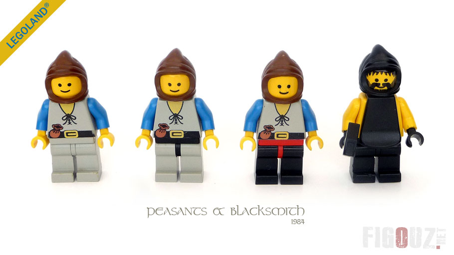 Vintage LEGO Castle - Peasants & Blacksmith