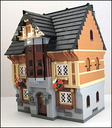 MOC LEGO - Maisons Médiévales par Z Cerberus